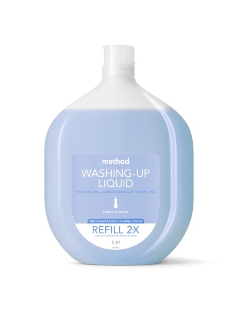 METHOD Tekutý přípravek na nádobí REFILL, 1 l - Coconut