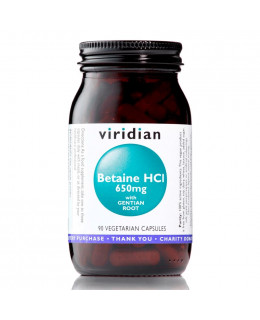 Viridian Betaine HCL, 90 kapslí