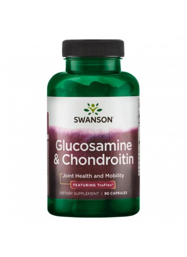 Swanson Glucosamine, Chondroitin, 90 kapslí - EXPIRACE 9/23