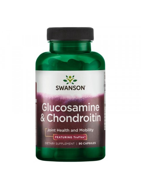 Swanson Glucosamine, Chondroitin, 90 kapslí 