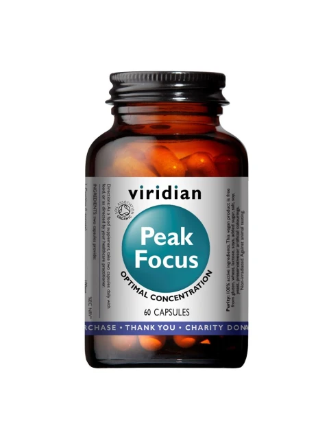 Viridian Peak Focus (Normální kognitivní funkce) Organic, 60 kapslí