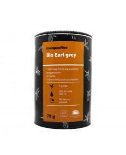 mamacoffee černý čaj Earl Grey Organic sypaný 70 g - Tradiční