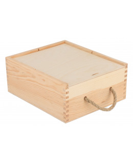 ČistéDřevo Dřevěná krabička na 4 medy