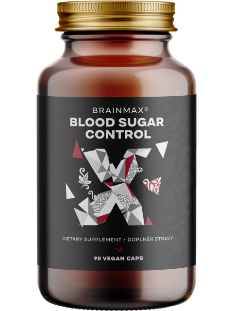 BrainMax Blood Sugar Control, 90 rostlinných kapslí