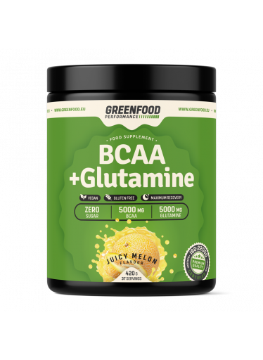 GreenFood Performance BCAA + Glutamine 420g - Meloun - EXPIRACE 9/23