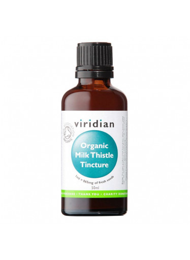 Viridian Milk Thistle Tincture Organic (Ostropestřec mariánský tinktura Bio), 50 ml