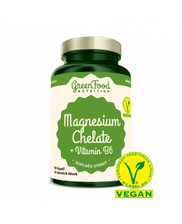 GreenFood Magnesium Chelát 90 kapslí