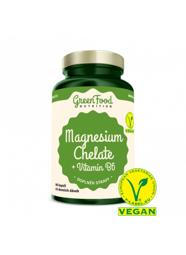 GreenFood Magnesium Chelát 90 kapslí