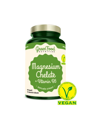 GreenFood Magnesium Chelát 90 kapslí