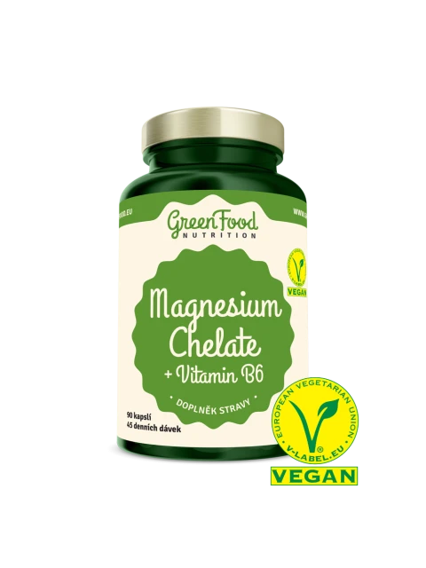GreenFood Magnesium Chelát 90 kapslí