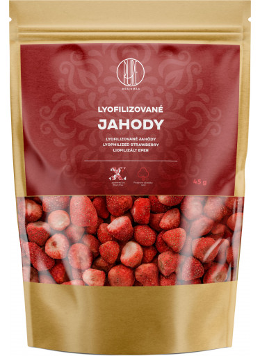 BrainMax Pure Lyofilizované jahody, 45 g