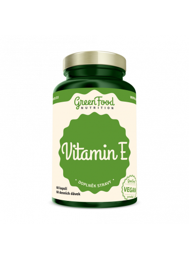 GreenFood Vitamín E 60 kapslí