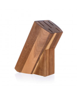 ČistéDřevo Dřevěný stojan na nože BRILLANTE akácie - 23 x 11 x 10 cm