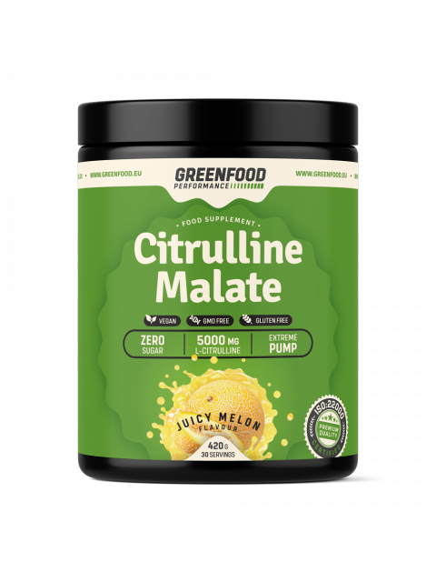 GreenFood Performance Citrulline Malate 420g - Meloun