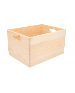 ČistéDřevo Dřevěný box 40 x 30 x 23 cm