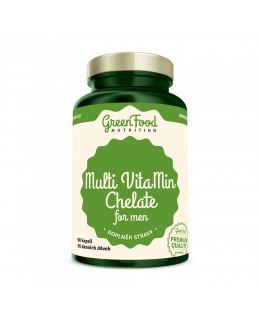 GreenFood Multi VitaMin Chelát pro muže 90 kapslí