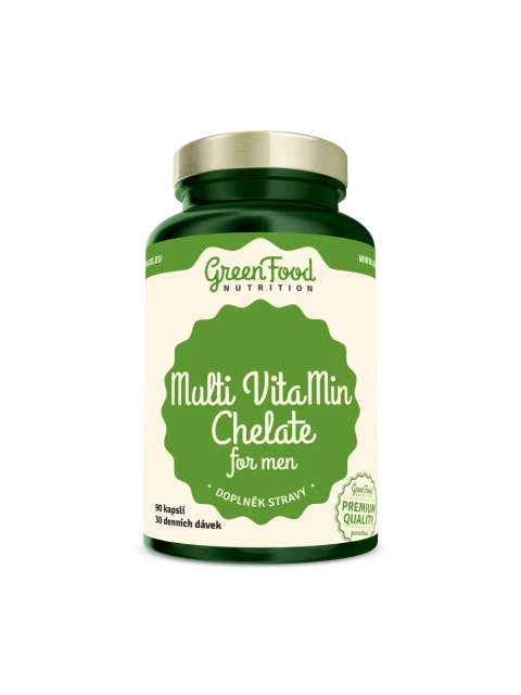 GreenFood Multi VitaMin Chelát pro muže 90 kapslí