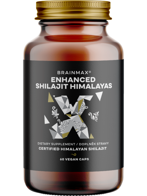 BrainMax Enhanced Shilajit Himalayas, 60 kapslí
