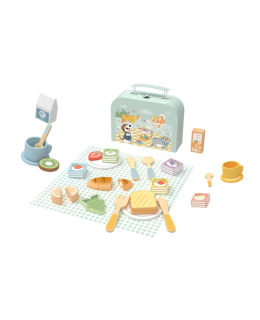 TookyToy Dřevěný piknikový set