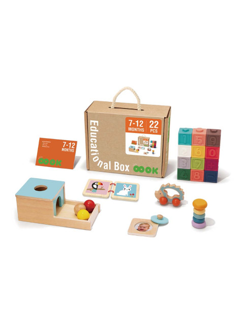 TookyToy Montessori vzdělávací box pro děti 7-12 měsíců