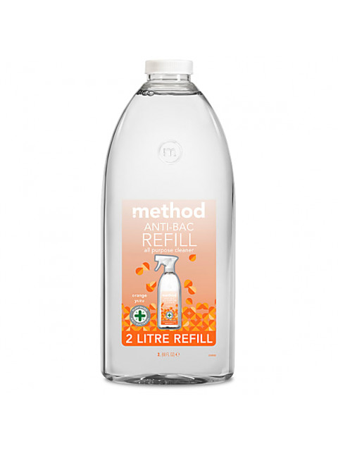 METHOD Antibakteriální univerzální čistič REFILL, 2 l - Orange Yuzu