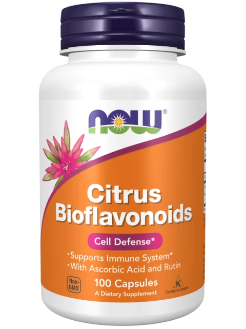 NOW Citrus Bioflavonoids (citrusové bioflavonoidy) 700 mg, 100 kapslí