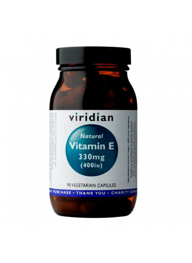 Viridian Vitamin E, 330 mg 400 iu, 90 kapslí
