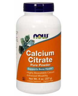 NOW Calcium Citrate Pure Powder, (Vápník čistý prášek), 227g