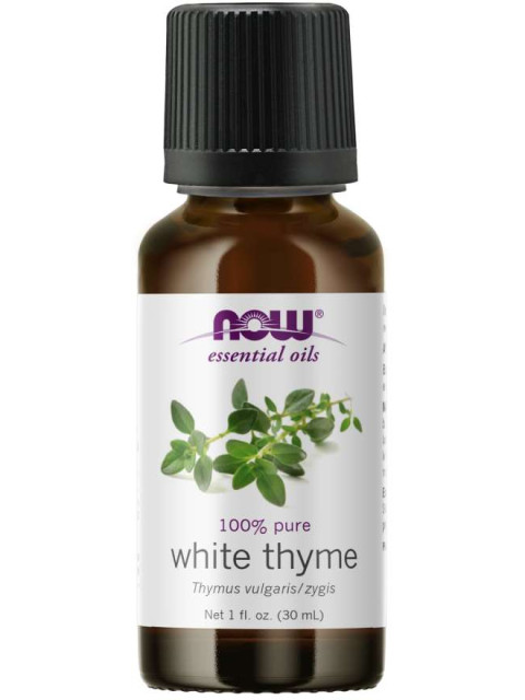 NOW Essential Oil, White Thyme oil (éterický olej bílý tymián), 30 ml