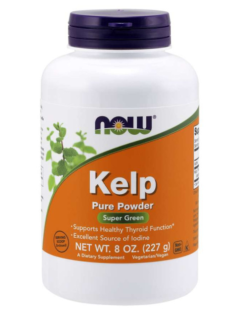 NOW Kelp, Přírodní Jód, prášek, 227g