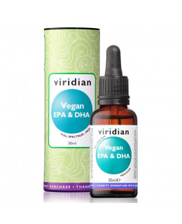 Viridian Vegan EPA and DHA, 30 ml - EXPIRACE 3/2024
