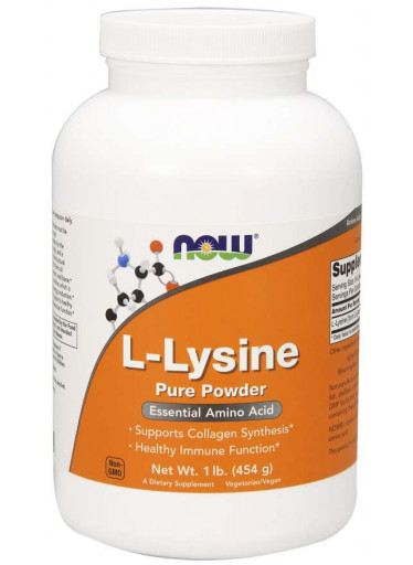 Now L-Lysine (L-lysin) prášek, 454g