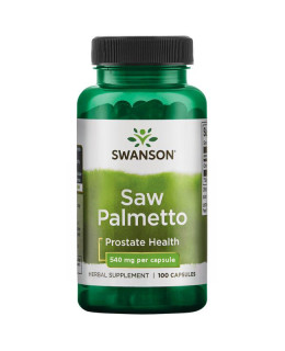 Swanson Saw Palmetto (Serenoa plazivá), 540 mg, 100 kapslí