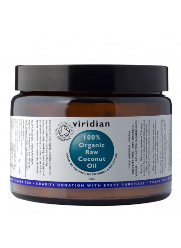 Viridian Coconut Oil (Kokosový olej) Organic, 500 g