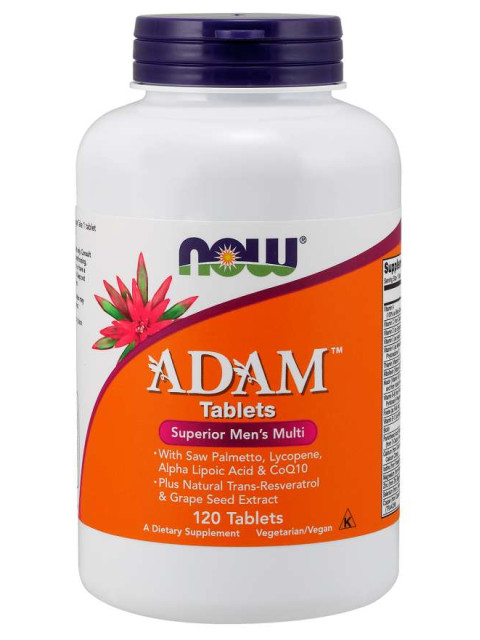 NOW Adam, Multivitamin pro muže, 120 tablet