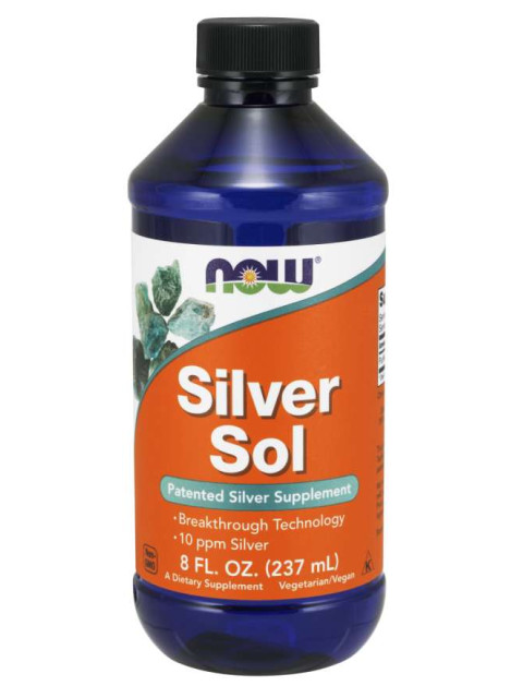NOW Silver sol (koloidní stříbro), 237 ml