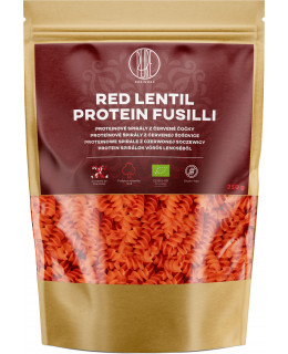 BrainMax Pure Proteinové těstoviny z červené čočky - spirály, BIO, 250 g