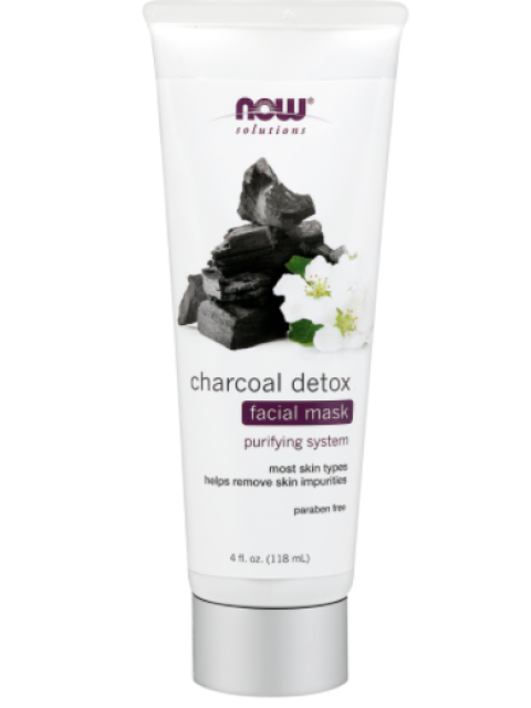 NOW Charcoal Detox Facial Mask (detoxikační pleťová maska s aktivním uhlím), 118 ml