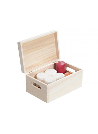 Kesper Dřevěný box s víkem 29x19x14 cm - pavlovnie