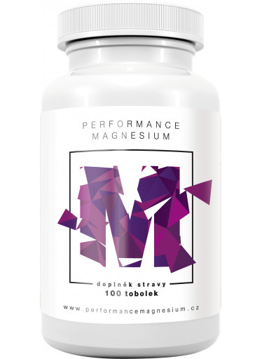 BrainMax Performance Magnesium 1000 mg, 100 kapslí, (Hořčík 200 mg + Vitamín B6)