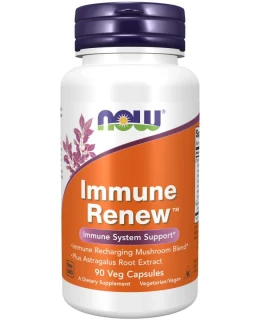NOW Mushroom Immune Renew™ - podpora imunitního systému, 90 kapslí