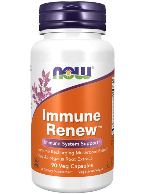 NOW Mushroom Immune Renew™ - podpora imunitního systému, 90 kapslí