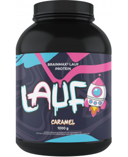 BrainMax Lauf Protein, nativní syrovátkový protein, 1000 g - Karamel