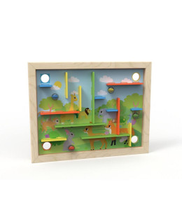 2Kids Toys Dřevěný naklápěcí labyrint