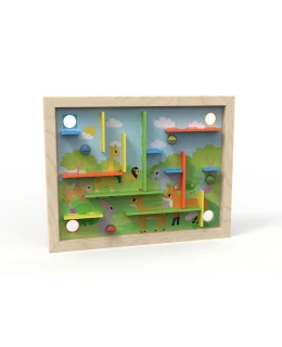 2Kids Toys Dřevěný naklápěcí labyrint