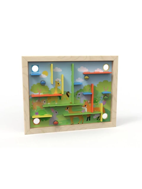 2Kids Toys Dřevěný naklápěcí labyrint