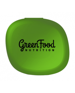 GreenFood Pillbox na kapsle - Zelená