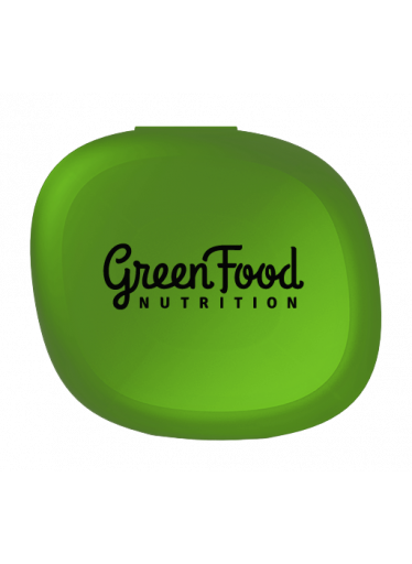 GreenFood Pillbox na kapsle - Zelená