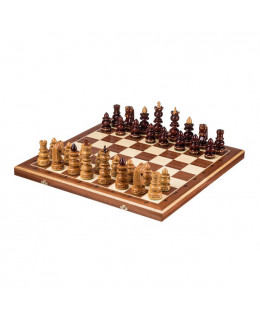 ČistéDřevo Velké dřevěné šachy -  58x58 cm