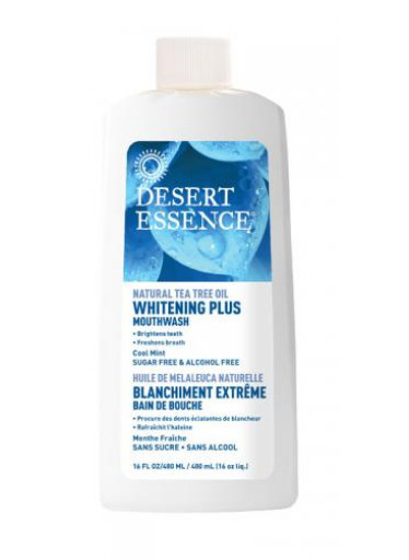 Desert Essence Bělící ústní voda - Cool mint 480 ml